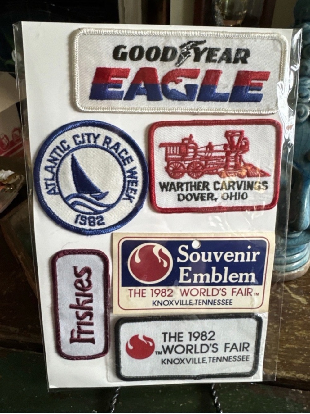 Vintage Embroidered Patches Lot of 5